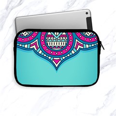 Mandala Blue Apple Ipad Mini Zipper Cases by goljakoff