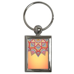 Mandala Sun Key Chain (rectangle) by goljakoff