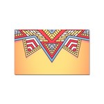 Mandala sun Sticker (Rectangular) Front