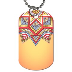 Mandala Sun Dog Tag (one Side) by goljakoff