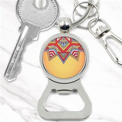 Mandala Sun Bottle Opener Key Chain by goljakoff