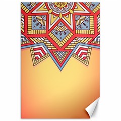 Mandala Sun Canvas 20  X 30  by goljakoff