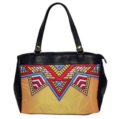 Mandala Sun Oversize Office Handbag by goljakoff