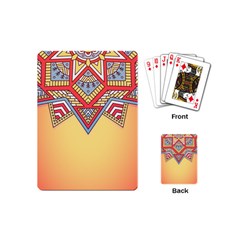 Mandala Sun Playing Cards Single Design (mini) by goljakoff