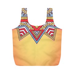 Mandala Sun Full Print Recycle Bag (m) by goljakoff