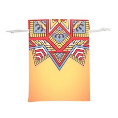 Mandala Sun Lightweight Drawstring Pouch (m) by goljakoff