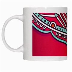 Mandala Red White Mug by goljakoff