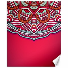 Mandala Red Canvas 16  X 20  by goljakoff