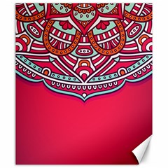 Mandala Red Canvas 20  X 24  by goljakoff