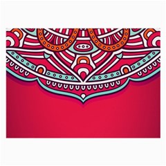 Mandala Red Large Glasses Cloth by goljakoff