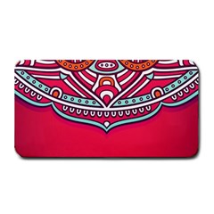 Mandala Red Medium Bar Mat by goljakoff