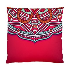 Mandala Red Standard Cushion Case (two Sides) by goljakoff