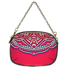 Mandala Red Chain Purse (two Sides) by goljakoff