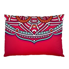 Mandala Red Pillow Case by goljakoff