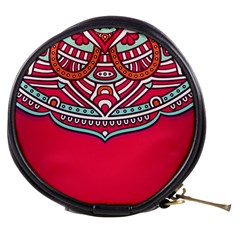 Mandala Red Mini Makeup Bag by goljakoff