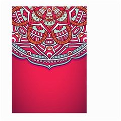 Mandala Red Large Garden Flag (two Sides) by goljakoff