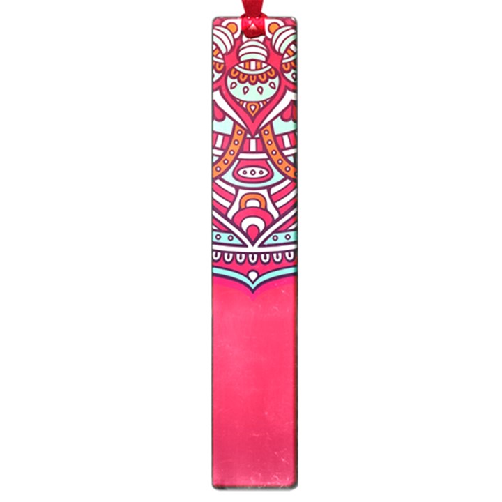 Mandala red Large Book Marks