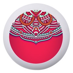 Mandala Red Dento Box With Mirror by goljakoff