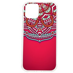 Mandala Red Iphone 12 Pro Max Tpu Uv Print Case by goljakoff