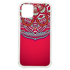 Mandala Red Iphone 12 Mini Tpu Uv Print Case	 by goljakoff