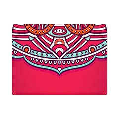 Mandala Red Premium Plush Fleece Blanket (mini) by goljakoff