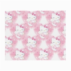 Hello Kitty Pattern, Hello Kitty, Child, White, Cat, Pink, Animal Small Glasses Cloth (2 Sides) by nateshop