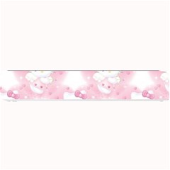 Hello Kitty Pattern, Hello Kitty, Child, White, Cat, Pink, Animal Small Bar Mat by nateshop