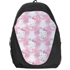 Hello Kitty Pattern, Hello Kitty, Child, White, Cat, Pink, Animal Backpack Bag by nateshop