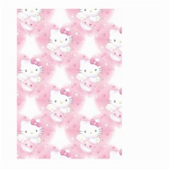 Hello Kitty Pattern, Hello Kitty, Child, White, Cat, Pink, Animal Large Garden Flag (two Sides) by nateshop