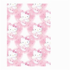 Hello Kitty Pattern, Hello Kitty, Child, White, Cat, Pink, Animal Small Garden Flag (two Sides) by nateshop