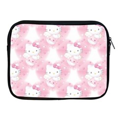 Hello Kitty Pattern, Hello Kitty, Child, White, Cat, Pink, Animal Apple Ipad 2/3/4 Zipper Cases by nateshop