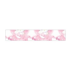 Hello Kitty Pattern, Hello Kitty, Child, White, Cat, Pink, Animal Premium Plush Fleece Scarf (mini) by nateshop