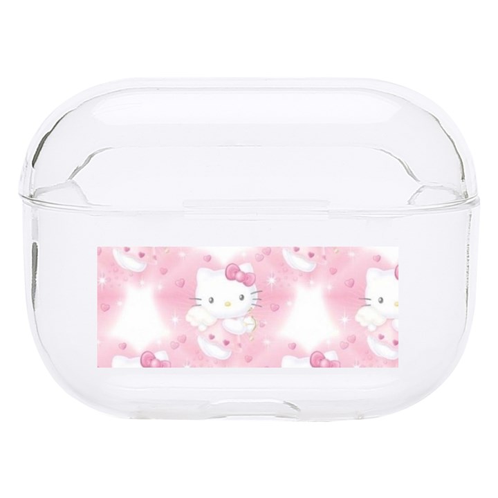 Hello Kitty Pattern, Hello Kitty, Child, White, Cat, Pink, Animal Hard PC AirPods Pro Case