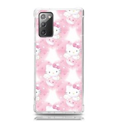 Hello Kitty Pattern, Hello Kitty, Child, White, Cat, Pink, Animal Samsung Galaxy Note 20 Tpu Uv Case by nateshop