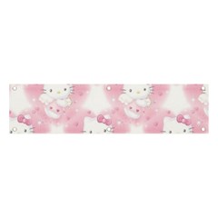 Hello Kitty Pattern, Hello Kitty, Child, White, Cat, Pink, Animal Banner And Sign 4  X 1  by nateshop