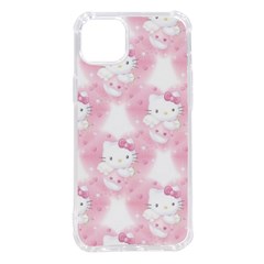 Hello Kitty Pattern, Hello Kitty, Child, White, Cat, Pink, Animal Iphone 14 Plus Tpu Uv Print Case by nateshop