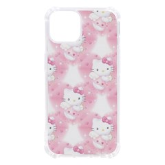 Hello Kitty Pattern, Hello Kitty, Child, White, Cat, Pink, Animal Iphone 13 Tpu Uv Print Case by nateshop