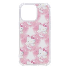 Hello Kitty Pattern, Hello Kitty, Child, White, Cat, Pink, Animal Iphone 13 Pro Tpu Uv Print Case by nateshop