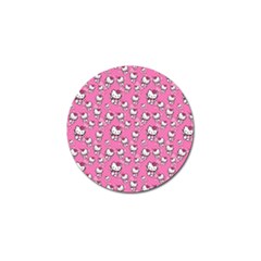 Hello Kitty Pattern, Hello Kitty, Child Golf Ball Marker (10 Pack) by nateshop