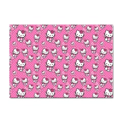 Hello Kitty Pattern, Hello Kitty, Child Sticker A4 (10 Pack) by nateshop