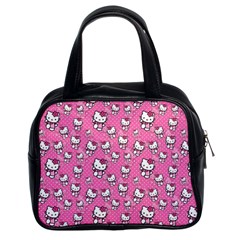 Hello Kitty Pattern, Hello Kitty, Child Classic Handbag (two Sides) by nateshop