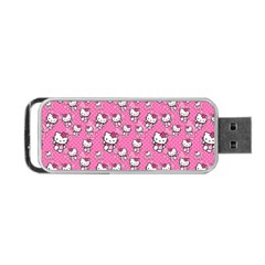 Hello Kitty Pattern, Hello Kitty, Child Portable Usb Flash (one Side) by nateshop