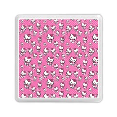 Hello Kitty Pattern, Hello Kitty, Child Memory Card Reader (square) by nateshop