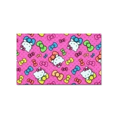 Hello Kitty, Cute, Pattern Sticker (rectangular) by nateshop