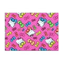 Hello Kitty, Cute, Pattern Sticker A4 (10 Pack)