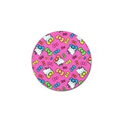 Hello Kitty, Cute, Pattern Golf Ball Marker (10 Pack) by nateshop