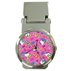 Hello Kitty, Cute, Pattern Money Clip Watches by nateshop