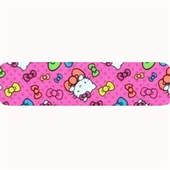 Hello Kitty, Cute, Pattern Large Bar Mat by nateshop