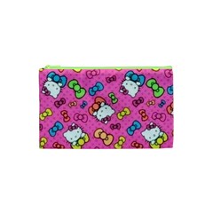 Hello Kitty, Cute, Pattern Cosmetic Bag (xs)