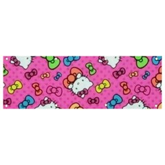 Hello Kitty, Cute, Pattern Banner And Sign 9  X 3  by nateshop